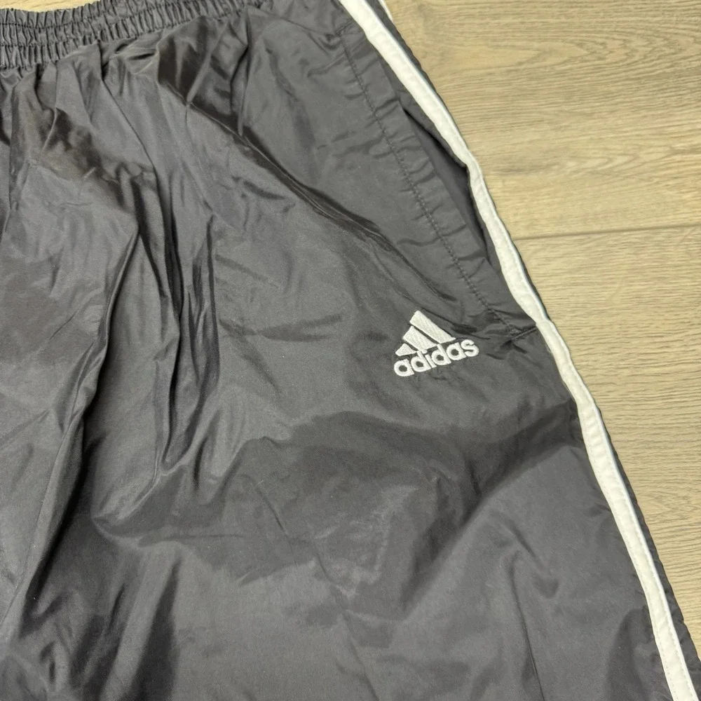 VTG Adidas Lined Baggy Windbreaker Pants Men's Sz CL Breakaway Y2K
